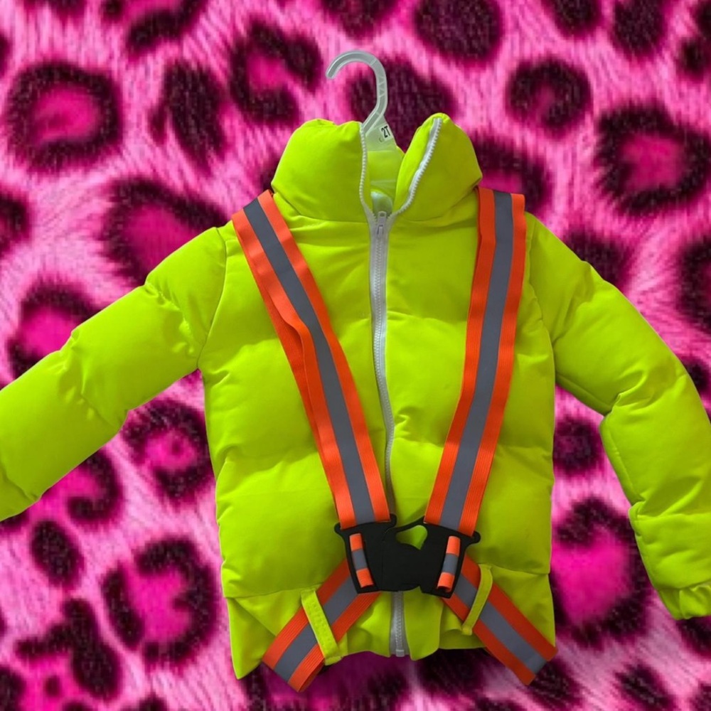 Custom Neon Yellow TODDLER Safety Jacket
